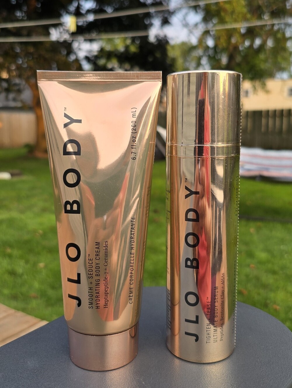 JLO BODY CREAM AND SERUM SET